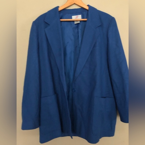 JP COLLECTION Vintage Wool Blazer Coat, Oversized - Picture 4 of 5